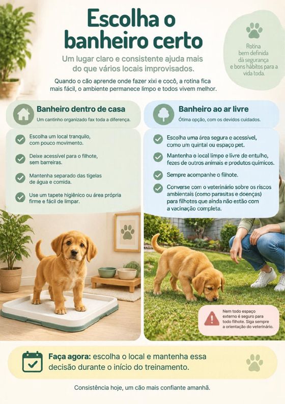 Página: Escolha o banheiro certo